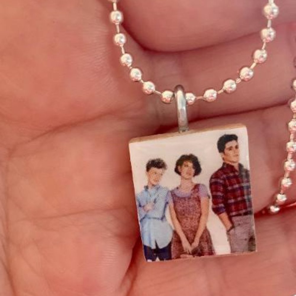 (2/$12,4/$20) Sixteen Candles Scrabble Necklace